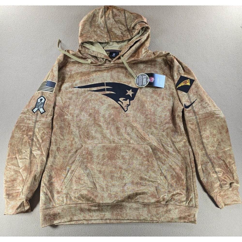 Nike AUTHENTIC New England Patriots 2023 Salute‎ to Service Hoodie XL NWT